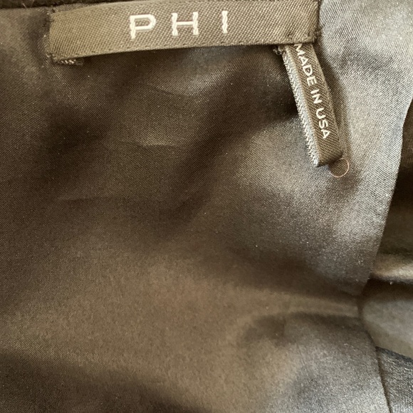 Phi Long Black Wool Coat with Pockets🌹 - Picture 12 of 12